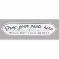 Youngs Embossed Metal Laundry Wall Sign 20579